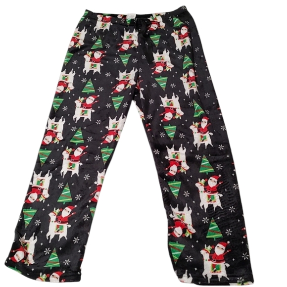 Black Fleece Xmas Lounge Bottoms XL - Picture 1 of 5